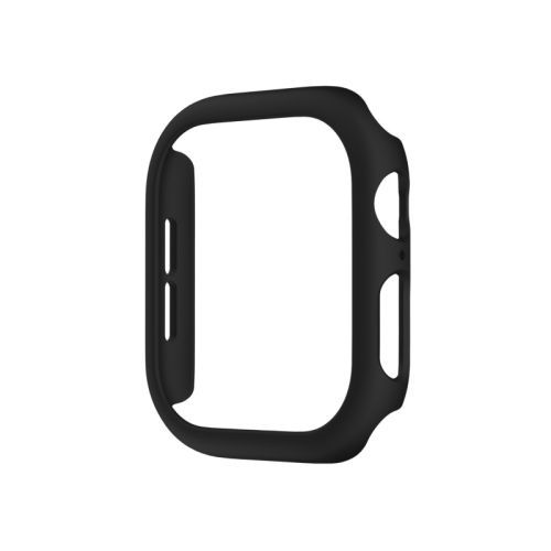 Botier Creux En Polycarbonate Noir Pour Apple Watch Series 10 46 Mm Avec Vitrage Par Pulvrisation