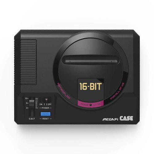 Botier de jeu Retroflag MegaPi MD pour botier MEGAPi pour Shell avec indicateur dalimentation darrt et de rinitialisation en toute scurit pour Raspberry Pi 3 B + (B Plus) 2