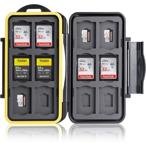 Botier De Protection Pour Cartes Mmoire: 12 Sd + 12 Micro Sd Cards. tui De Transport tanche Antichocs. Conservation & Dplacement. Bote Plastique. Revtement En Caoutchouc B[YIN4186931]