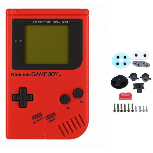 Botier Game Boy Dmg Rouge Avec Pices Compltes Idal Modding Ou Rparation