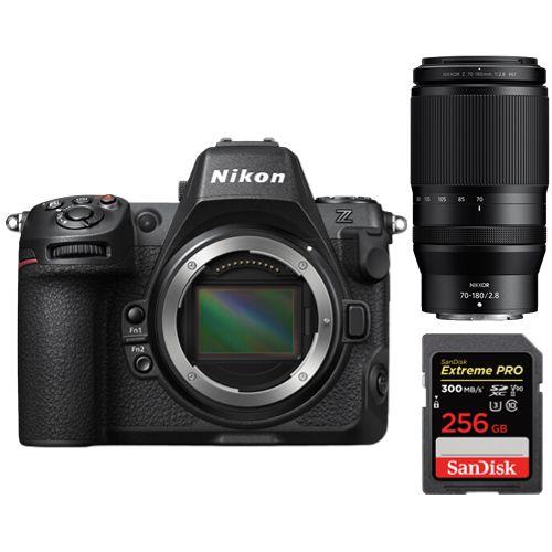 Botier Nikon Z8 + Nikon Z 70-180mm F2.8 NIKKOR + SanDisk 256Go Extreme Pro SDXC UHS-II U3 V90 300 Mo/s