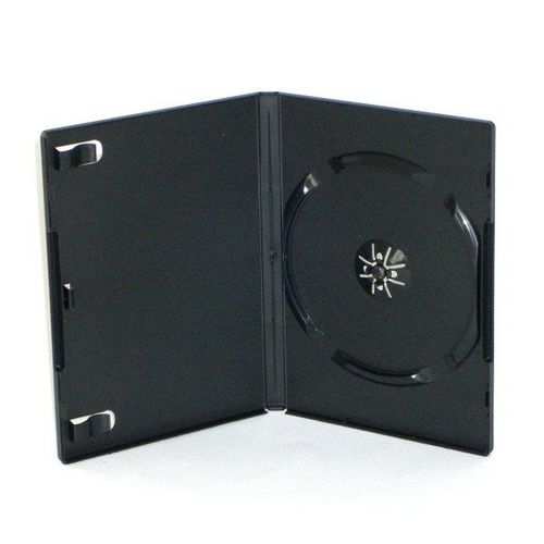 Boitier pour DVD single Noir 14mm 100 units