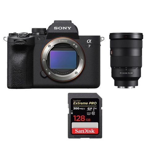 Botier Sony Alpha A7 Mark IV + FE 24-70 mm f2.8 GM + SanDisk 128 Go Extreme Pro SDXC UHS-II U3 300 Mo/s