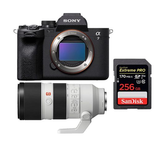 Sony Alpha A7 Mark IV Body+Sony FE 70-200mm f2.8 GM OSS+SanDisk 256GB Extreme PRO SDXC UHS-I U3 V30 200MBs