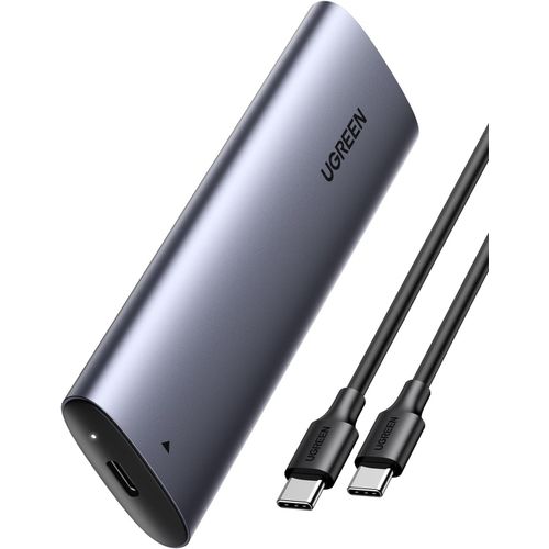 Botier SSD M2 NVMe PCIe USB C 3.2 10Gbps Adaptateur Disque Dur Aluminium pour 4TO Max M et MB Key 2230 2242 2260 2280 Supporte Windows Mac OS Linux, Installation Simple sans Outil.[G418]