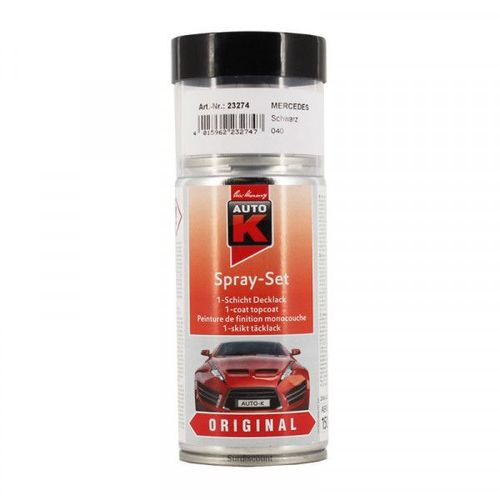 Bombe De Peinture Pour Carrosserie - Mercedes - 040 Schwarz Noir - Auto K