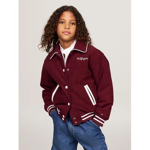 Bomber Dcontract En Velours Ctel Varsity Bomber Jacket/Burgundy - 176 Cm