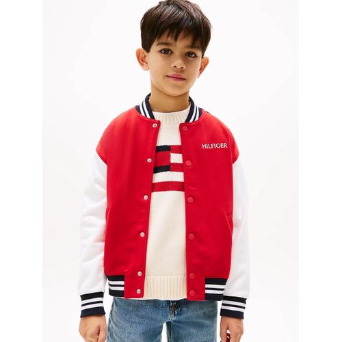 Bomber Oversize Colour-Block Tommy Colourblock Bomber/Red - 110 Cm