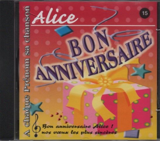 Bon Anniversaire Alice Cd Rakuten