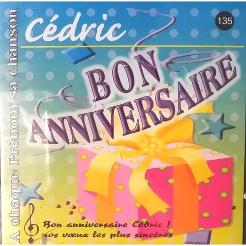 Bon Anniversaire Cedric - Divers