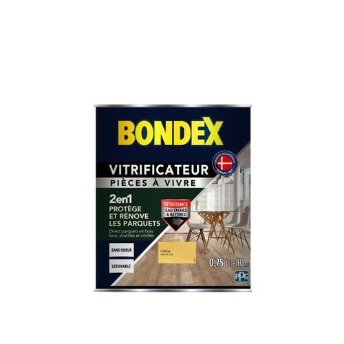 Bondex Vitrificateur Satin Pour Proteger Et Rnover Les Parquets Et Escaliers - Chene