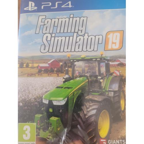 Bonjour, Je Vend Farming Simulator 2019 En Trs Bonne tat.