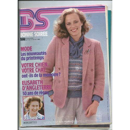 Bonne Soire 05/02/1982 Elisabeth D'angleterre, Daniel Guichard, Fanny Ardant, Pierre Dux & Francis Huster, Georges Simenon, Annie Duperey, Jean Lefevre, Pierre Mondy