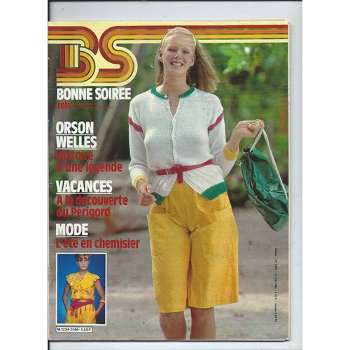 Bonne Soire 28/05/1982 Orson Welles, Ert, Franck Sinatra, Barbara Hendricks, Bob Marley, Pierre Vassiliu, Paul Guers, Cora Vaucaire, Pierre Douglas, Pierre Richard, Garcimore, Francis Huster