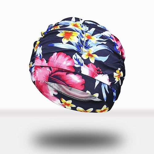 Bonnet De Bain  Cheveux Longs, Drap Extensible, Taille Libre, Bonnet De Bain, Turban En Nylon Unisexe Pour Femmes, 1 Pice