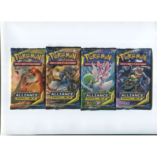 Booster Pokemon "Soleil & Lune" SL10 Alliance Infaillible De 10 Cartes (En Français) Rakuten