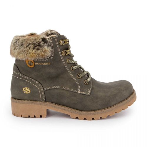 Boots Fourrees Nubuk 43fa308-630830 T36-41gris Femme Dockers - 37