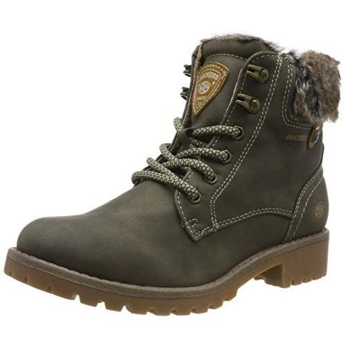 Bottines  Lacets Fourres Semelle Crante Femme Dockers By Gerli - 38