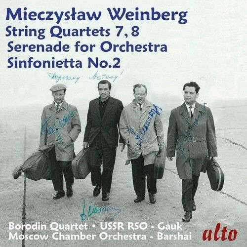 Borodin Quartet - Mieczyslaw Weinberg: String Quartets Nos. 7 & 8, Serenade Op. 47/4 [Compact Discs] - Borodin Quartet