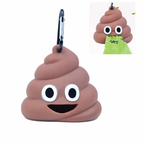 Borstu Distributeur De Sacs A Dejections Canines - En Silicone - Avec Boucle - Pour Sacs A Dejections D\'animaux De Compagnie