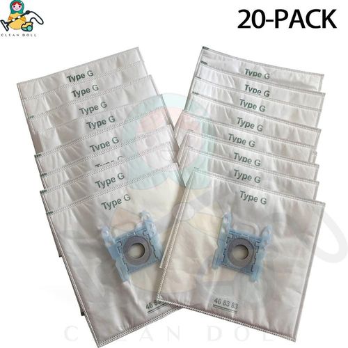 BOS-G-BG-20PK - Type G G-Sacs pour Aspirateur Bosch Sac  Poussire GL-30 GL-20 GL-40 GL-45 BGL8508 Sacs Sphera Pices De Rechange
