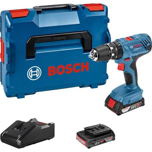 Bosch Gsr 18v-21 Professional Dans L-Boxx Avec 2 Batteries 2,0 Ah Li-Ion