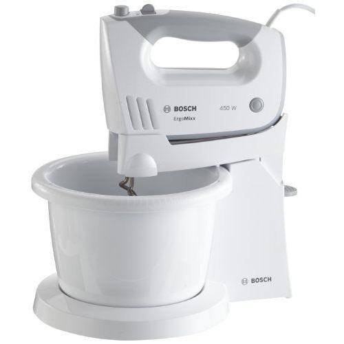 Bosch Mfq36460 Batteur lectrique Ergomixx Avec Support Et Bol Mlangeur 450 W Blanc/Gris