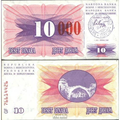 Bosnie-Herzgovine Pick-No: 53d 1993 10.000 Dinara