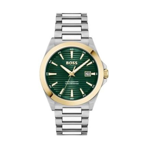 Boss - Montre Homme Strike Vert 1514173 - Argent
