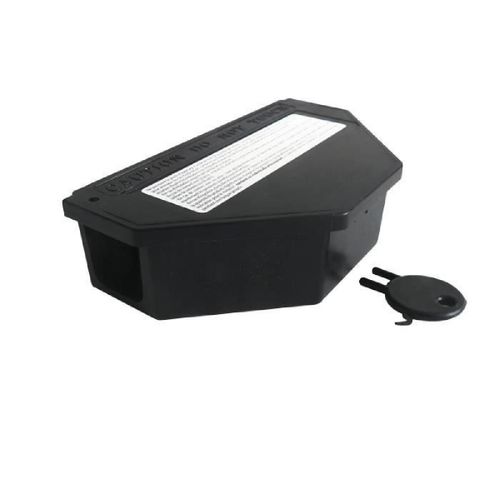 BoTe A AppTs Anti-Souris - Bsi - A Garnir Et RUtilisable - 1 Cl Fournie - Clipsable - IntRieur Et ExtRieur - 16 X 7.5 X 3.5 Cm
