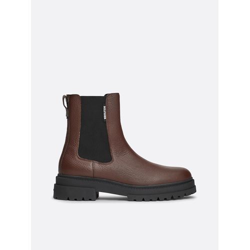 Bottes Chelsea En Cuir Grain Fin Crantes Th Chunky Tl Lth Chelsea/Cocoa - 42