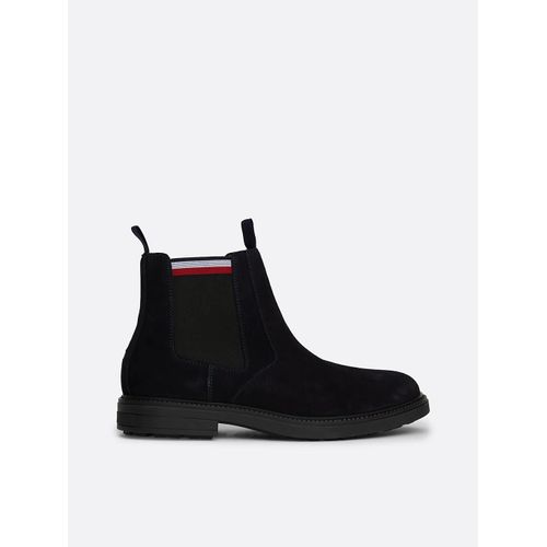 Bottes Chelsea En Daim  Bande Emblmatique Hilifger Outdoor Suede Chelsea/Navy Blue - 41