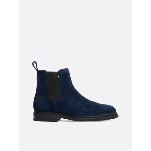 Bottes Chelsea En Daim Fourres Flexible Hilfiger Suede Chelsea/Navy Blue - 40