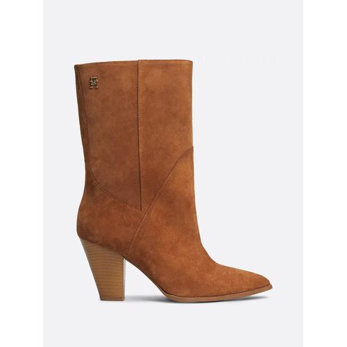 Bottes Cow-Boy En Daim  Talon Cubain Mid Cowboy Heel Suede/Driftwood Brown - 36