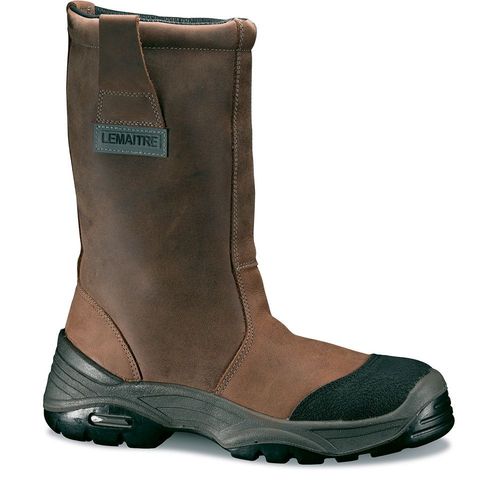 Bottes De Scurit En Cuir Lemaitre Buran S3 Ci Src 100% Non Mtalliques - Marron - 39