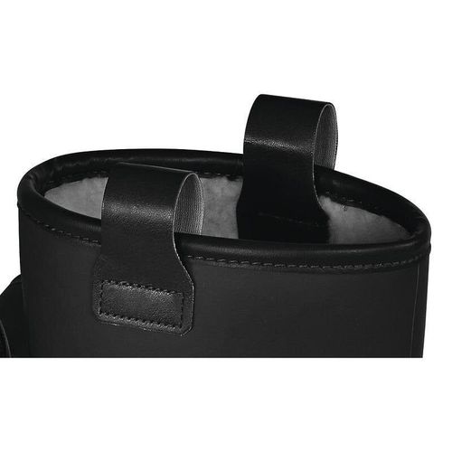 Demi-Botte De Scurit Fourre - S5 - Pvc - Noir - Nickel - Taille 43 Delta Plus