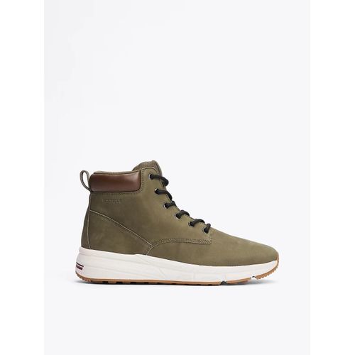 Bottes Hybrides En Cuir Light Hilifiger Nbk Hybrid Boot/Platinum Olive - 44