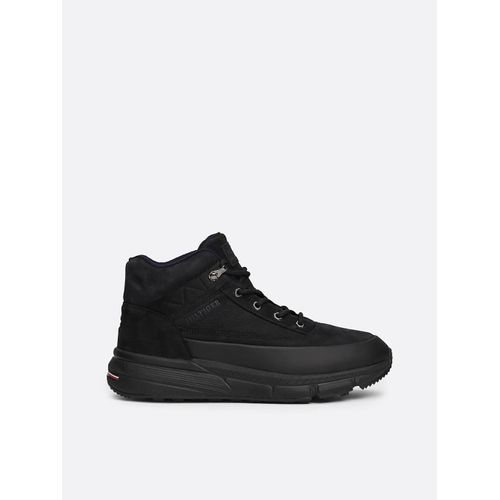 Bottes Mi-Mollet Hybrides En Cuir Hilfiger Warm Nubuck Hybrid B/Black - 44