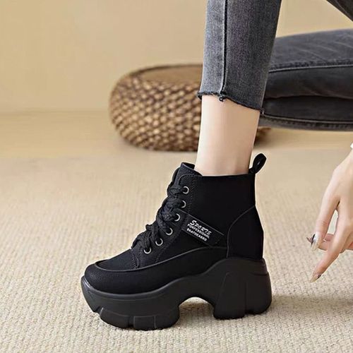 Bottes Rtro  Talons Hauts Pour Femmes,L'offre Elles Optiques,Correspondance Des Couleurs,Mode Rtro,Bottes Courtes,Biker,Bota,Pendants,Ocross - 38
