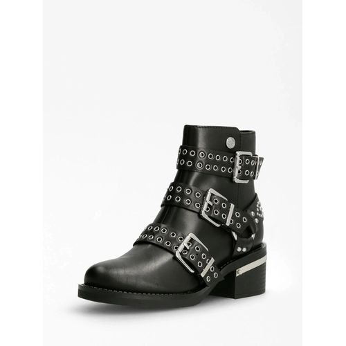 Bottine Guess Femme Fifii Buckled Ankle Boot Noir - 40