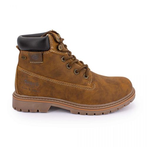 Bottines  Lacets Effet Daim Avec Logo Incrust Cognac T40/46 Homme Dockers By Gerli - 41