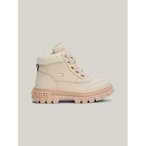 Bottines  Lacets Lace-Up Bootie/Beige - 31