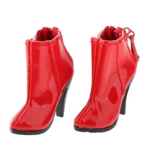 Bottines  Talons Hauts De 12 Pouces, 1 Paire, Bottines  chelle 1/6, Adaptes Au Corps De Poupe Cy Girl