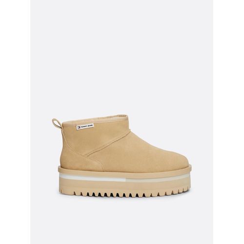 Bottines Compenses Fourres En Daim Tjw Suede Flatform Boot Wl/Gentle Gold - 38