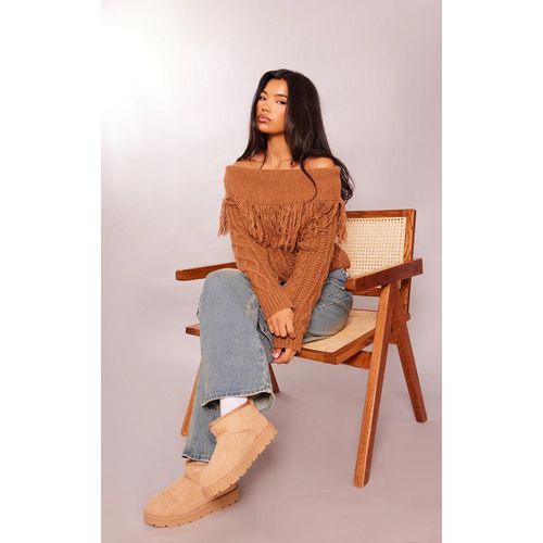 Bottines Courtes En Sudine Sable  Semelle Crante, Sable - 36