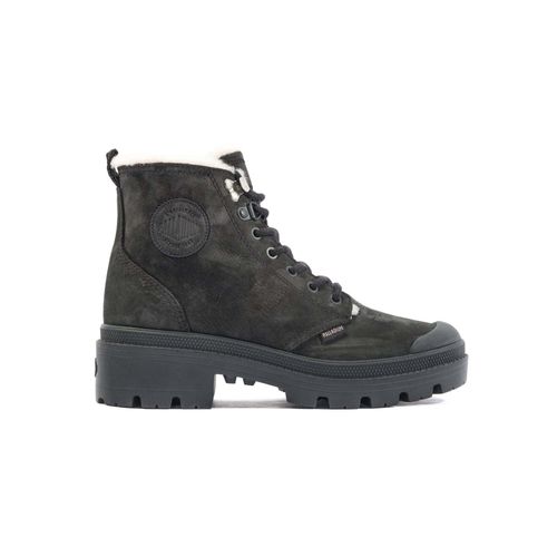 Bottines Femme Palladium Pallabase Nubuck Zip Wl