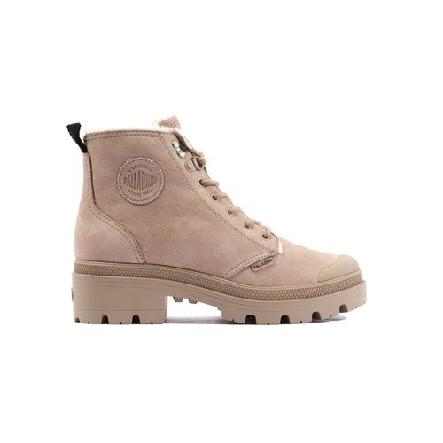 Bottines Femme Palladium Pallabase Nubuck Zip Wl