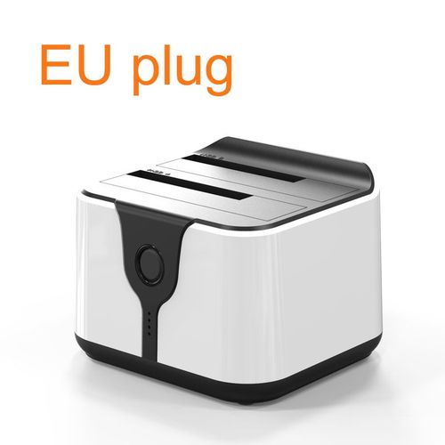 Bouche Dual Bay EU - Blueendless Station'accueil SATA HDD, 2 baies, 3.5 ", 2.5, USB 3.0, touristes Bay, clone SSD, duplicateur S6, station SMiStorage Enclosure