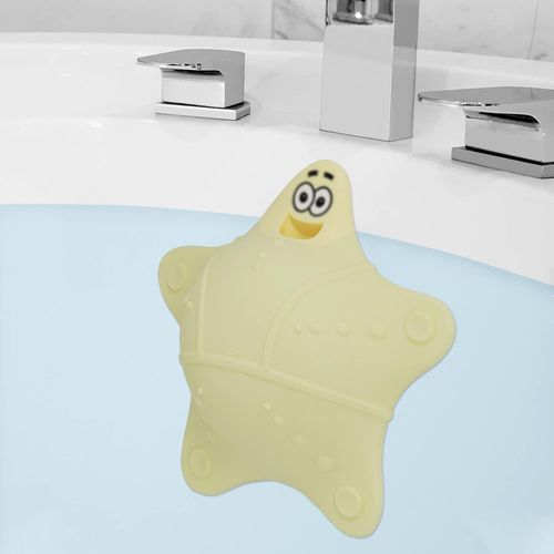 Bouchon De Trop-Plein De Baignoire, Accessoires De Bain, Couvercle De Trop-Plein En Silicone Avec 5 Ventouses, Ajoute De L'eau Pour Un Bain Plus Profond, Joli Bouchon De Baignoire [Rac62410625]