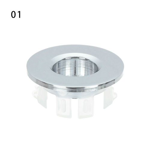 Bouchon De Vidange De Baignoire Utile, Anneau Rond, Couvercles De Trop-Plein, Insert De Bassin, Anneau De Garniture De Remplacement, Couvercle De Trou D'vier